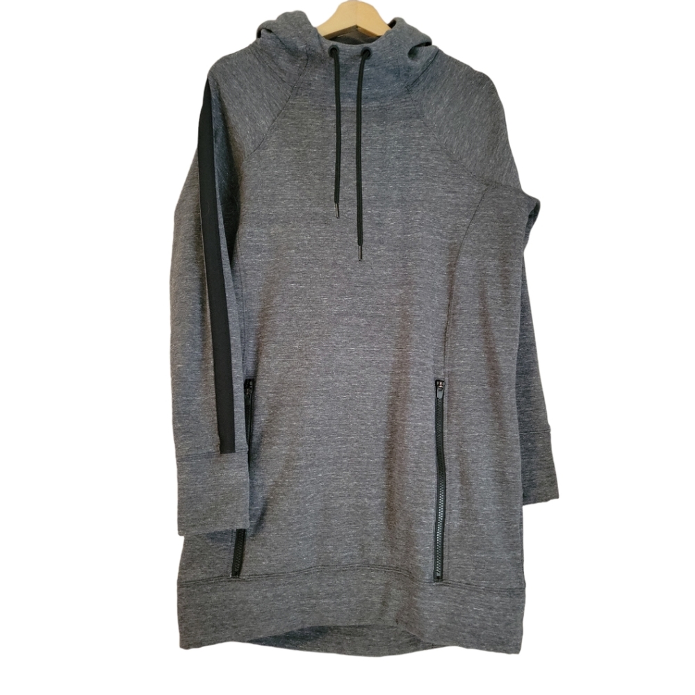 Athleta Victory Hoodie Sweatshirt Dress Size Medium